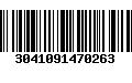 Código de Barras 3041091470263