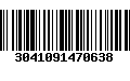 Código de Barras 3041091470638