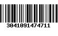 Código de Barras 3041091474711