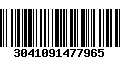 Código de Barras 3041091477965