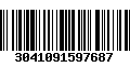 Código de Barras 3041091597687