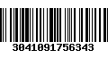 Código de Barras 3041091756343