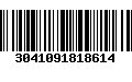 Código de Barras 3041091818614