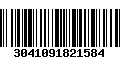 Código de Barras 3041091821584