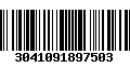 Código de Barras 3041091897503