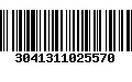 Código de Barras 3041311025570