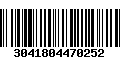 Código de Barras 3041804470252