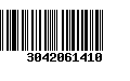 Código de Barras 3042061410