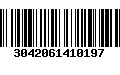 Código de Barras 3042061410197