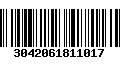 Código de Barras 3042061811017