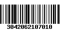 Código de Barras 3042062107010