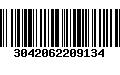 Código de Barras 3042062209134