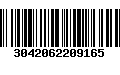 Código de Barras 3042062209165