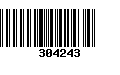 Código de Barras 304243