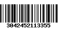 Código de Barras 3042452113355