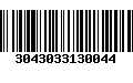 Código de Barras 3043033130044