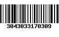 Código de Barras 3043033170309