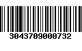 Código de Barras 3043709000732