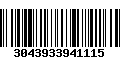 Código de Barras 3043933941115