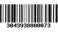 Código de Barras 3043938800073