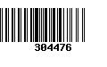 Código de Barras 304476