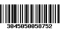 Código de Barras 3045050058752