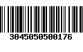 Código de Barras 3045050500176