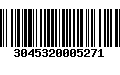 Código de Barras 3045320005271