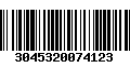 Código de Barras 3045320074123