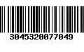 Código de Barras 3045320077049