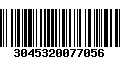 Código de Barras 3045320077056