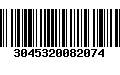 Código de Barras 3045320082074