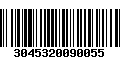 Código de Barras 3045320090055