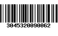 Código de Barras 3045320090062