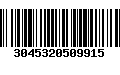 Código de Barras 3045320509915