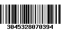 Código de Barras 3045328070394