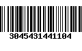 Código de Barras 3045431441104