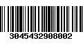 Código de Barras 3045432908002