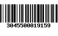 Código de Barras 3045500019159