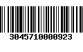 Código de Barras 3045710000923