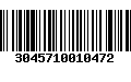 Código de Barras 3045710010472