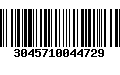 Código de Barras 3045710044729