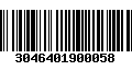 Código de Barras 3046401900058