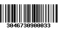 Código de Barras 3046730900033