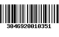 Código de Barras 3046920010351