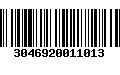 Código de Barras 3046920011013