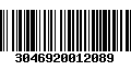 Código de Barras 3046920012089