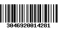 Código de Barras 3046920014281