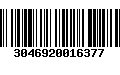 Código de Barras 3046920016377