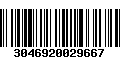 Código de Barras 3046920029667